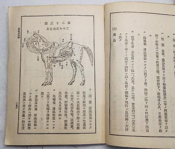 Amazon.co.jp: ＠1932年 馬事提要 陸軍省 検索: 軍事 馬具 馬術