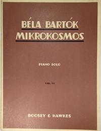 Bela Bartok Mikrokosmos piano solo vol.6(楽譜）
