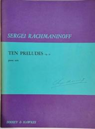 Sergei Rachmaninoff Ten Prelides op.23 piano solo