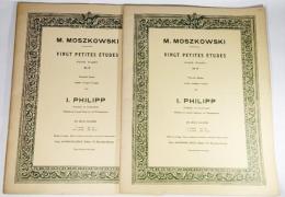M.MOSZKOWSKI Vingt Petites Etudes　1-10、11-20　2冊セット