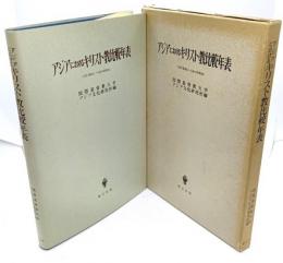 アジアにおけるキリスト教比較年表―1792(寛政4)〜1945(昭和20)