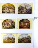 戦前絵はがき 11種類86枚セット(台紙付き)