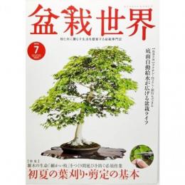 盆栽世界 2014年 07月号:特集・初夏の葉刈り・剪定の基本