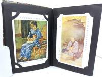 レトロ・美術展覧会出品作品絵葉書90枚アルバム入り（帝国美術院展覧会・他）