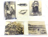 レトロ・絵葉書 鬼面社展 28枚