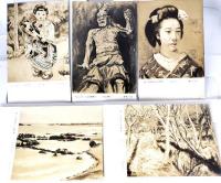レトロ・絵葉書 鬼面社展 28枚