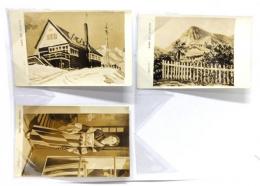レトロ・絵葉書 名取明徳個展 3枚