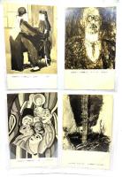 レトロ・絵葉書 春陽会展出品作品 45枚
