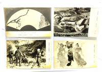 レトロ・絵葉書 春陽会展出品作品 45枚