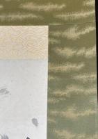 山水画（滝に松図）