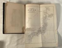  Swedish Book "JAPAN och dess Innebyggare" - Perry Expedition Plate - Map of Japan