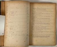 BIBLIOTHÈQUE DES GONCOURT - LIVRES MODERNES
【稀少・書誌学資料】1897年パリ刊『ゴンクール蔵書売立目録：近現代文学』オテル・ドゥルオー競売 19世紀末半革装