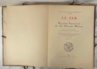ART DECO IRONWORK Portfolio Set "LE FER" (Series 1 & 2)
【アール・デコ建築装飾図譜】Guillaume Janneau『LE FER』1ère & 2ème Série 2冊揃 紐綴大型図版集 パリ刊（1925年前後）