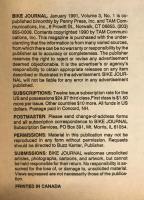 Bike Journal : January 1991