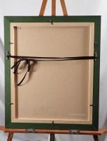 【額装】E. MAISON-KURT「母と子」ヴィンテージプリント 複製画 スケッチ風 アンティーク調 人物画 インテリア