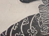 【額装】カンボジア 拓本 アプサラ天女 クメール美術 アンコールワット