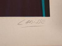 【真作】F.ラビッセ「アルミード」リトグラフ 直筆サイン 限定175部 シュルレアリスム 青い女 幻想絵画 Armide Felix Labisse