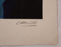 【真作】F.ラビッセ「アルミード」リトグラフ 直筆サイン 限定175部 シュルレアリスム 青い女 幻想絵画 裸婦