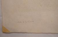 【真作】F.ラビッセ「アルミード」リトグラフ 直筆サイン 限定175部 シュルレアリスム 青い女 幻想絵画 裸婦