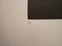 【真作】浜口陽三「トルソ（仮題）」メゾチント 1983年 直筆サイン 限定75部 銅版画 巨匠