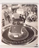 戦後昭和期 自動車展示会風景 古写真7枚組／大型写真 約30×25cm／モーターショー関連資料