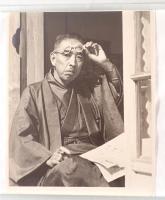 昭和期 古写真3枚セット｜和装の男性ポートレート｜作業風景・眼鏡姿｜大判モノクロ