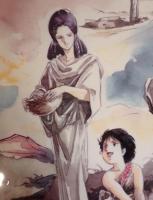 安彦良和『アリオン』印刷用ポジフィルム（透明原稿）｜アニメージュ文庫・レコード広告用｜徳間書店