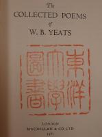 The collected poems of W.B. Yeats