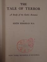 The tale of terror : a study of the Gothic romance