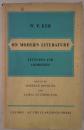 On Modern Literature Lectures and Addresses