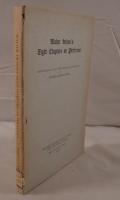 Walter Hilton's Eight Chapters on Perfection