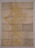 『美濃国大垣本町近辺 地籍図（地引絵図）原本』［明治九年（1876年）六月作成］