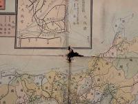 『大日本帝国鉄道線路細見地図』 （大室音吉 編輯 / 大東医信備横町 / 明治三十三年刊）