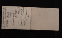 『明治五年 佃貢記』 （表紙墨書：明治五年壬申歳 佃貢記 / 篠原仁策 記） ※肉筆古文書・勘定帳