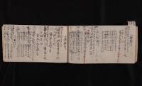 『天保七年 丙申正月良辰 福禄簿』 （裏表紙：信陽佐久郡 篠原庄 三塚 伴野庄三） ※肉筆古文書・金銭勘定帳