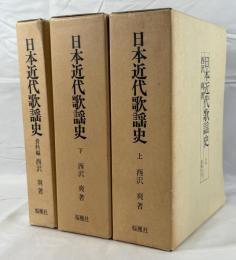日本近代歌謡史　上下・資料編・別冊付録