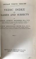 Vedic Index of Names and Subjects 2 Vols MACDONELL KEITH 1958 MLBD w/ Map Indology