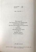 The Commentary on the Dhammapada, Vol. II - Pali Text Society Reprint, 1970
