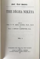 The Dīgha Nikāya, Vol. I - Pali Text Society Reprint, 1967