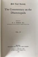 Dhammapada Commentary Vol IV & Index 1970 Pali Text Society H C Norman Buddhist