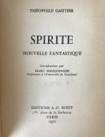 Théophile Gautier's 'Spirite (Spiritualism)' - 1970 French Edition with Unique Oriental Provenance Seal