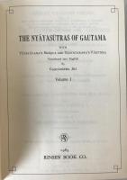 The Nyāyasūtras of Gautama (4 Vol Set)