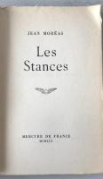 Jean Moreas LES STANCES 1959 Mercure de France UNCUT PAGES Vintage French Poetry