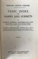 Macdonell & Keith - VEDIC INDEX OF NAMES AND SUBJECTS (2 Vols) 1967 Motilal Banarsidass / Indology Sanskrit Reference