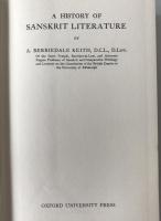 A History of Sanskrit Literature (1966 OUP Reprint)