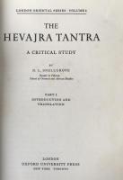 The Hevajra Tantra: A Critical Study Part I: Introduction and Translation (1964 Reprint) Snellgrove