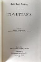 Iti-Vuttaka Pali Text Society 1975 Reprint Ernst Windisch PTS Text Series No. 39 Rare Canonical Text