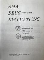Vintage AMA Drug Evaluations Third Edition 1977 US Medical Reference