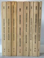 Rare Set of 8 Issues: Bulletin d'Études Indiennes (Journal of Indian Studies) 1983-1992 Nos. 1-10(Missing No. 5) Sanskrit, Indology