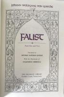 GOETHE FAUST 1981 Franklin Library Deluxe Full Gilt Leather Bound Siebertz Illus